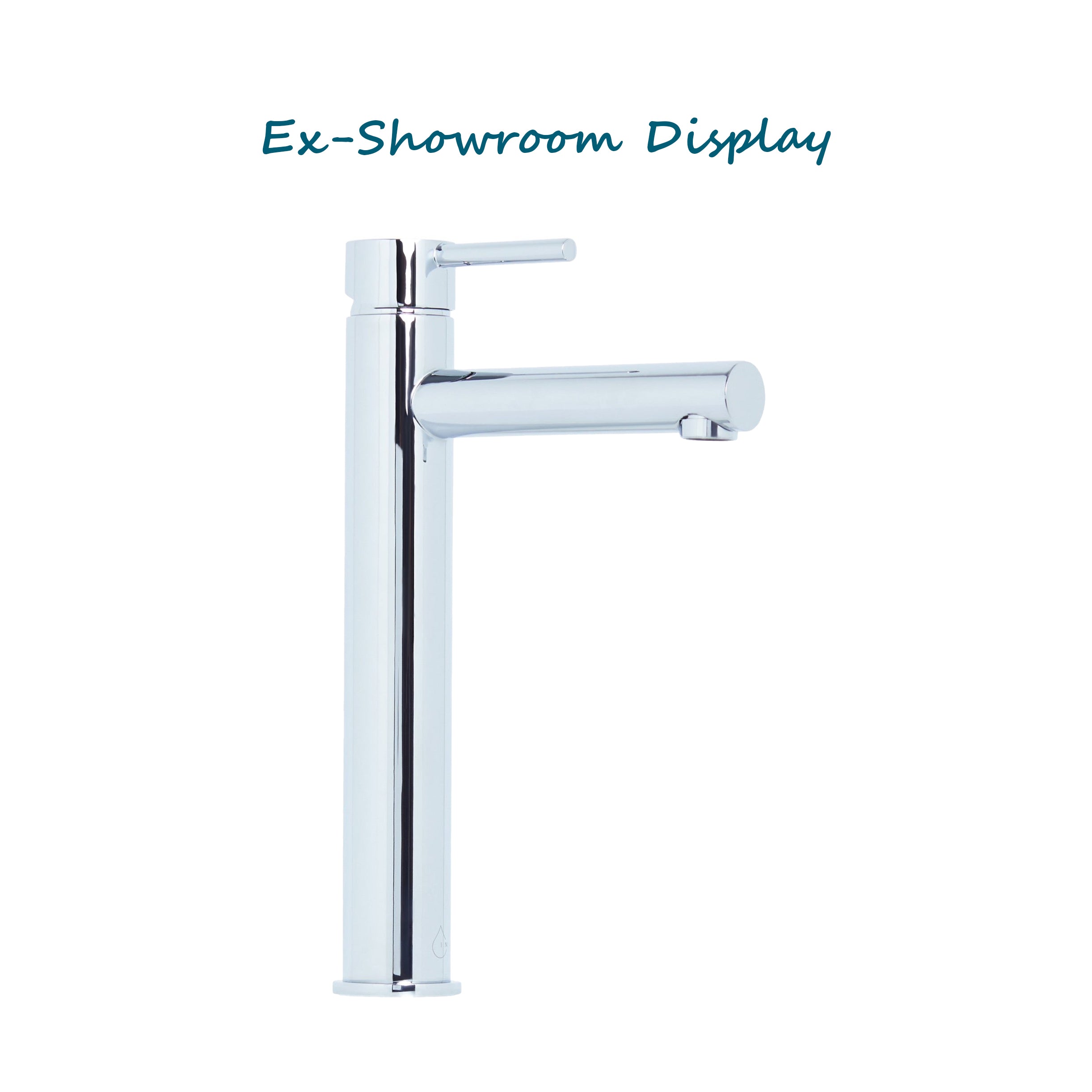 Ex-Display Bronte Pin Lever Extended Basin Mixer with Straight Spout in Chrome