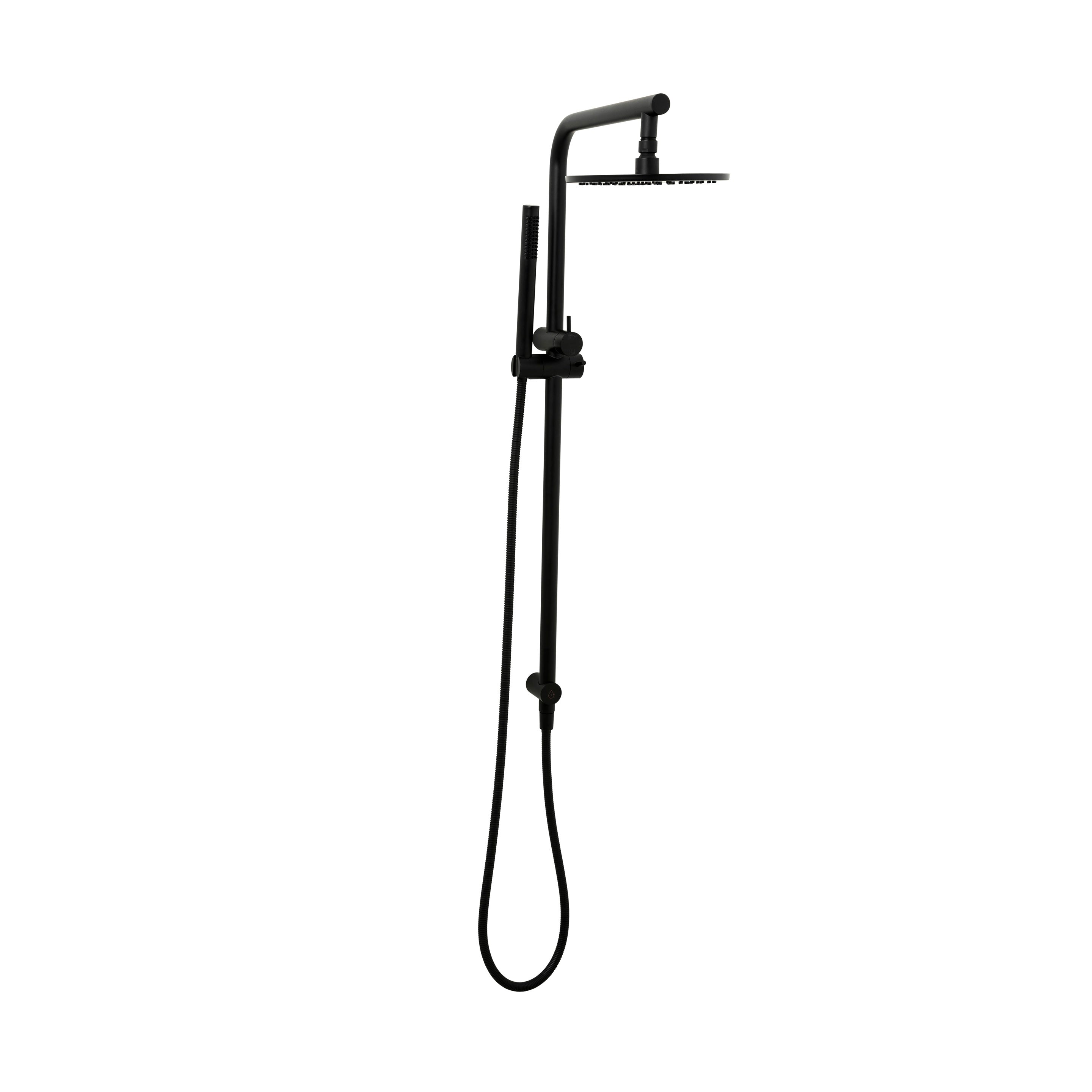 Daintree Shower Set in Matte Black