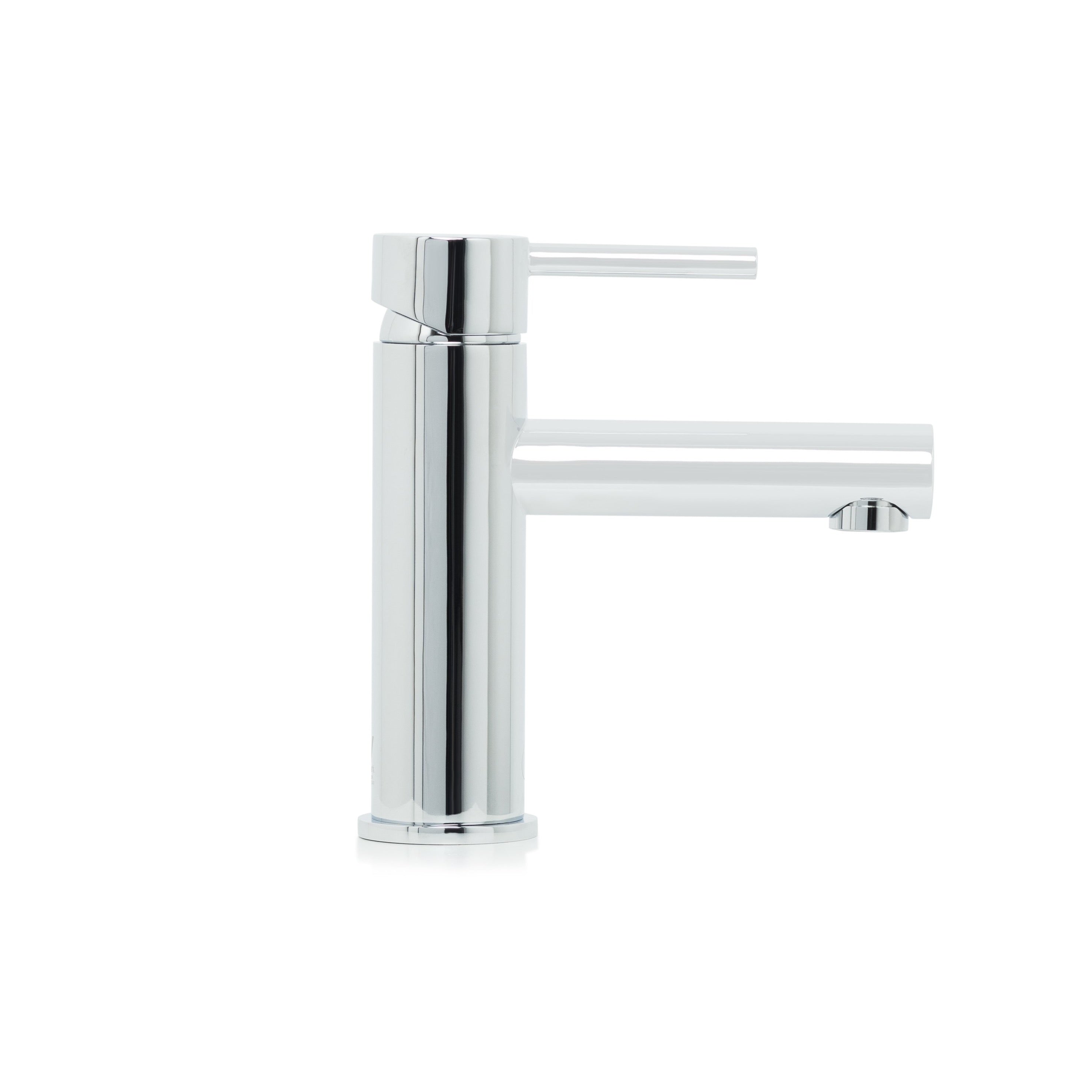 Bronte Pin Lever Basin Mixer with Straight Spout in Chrome