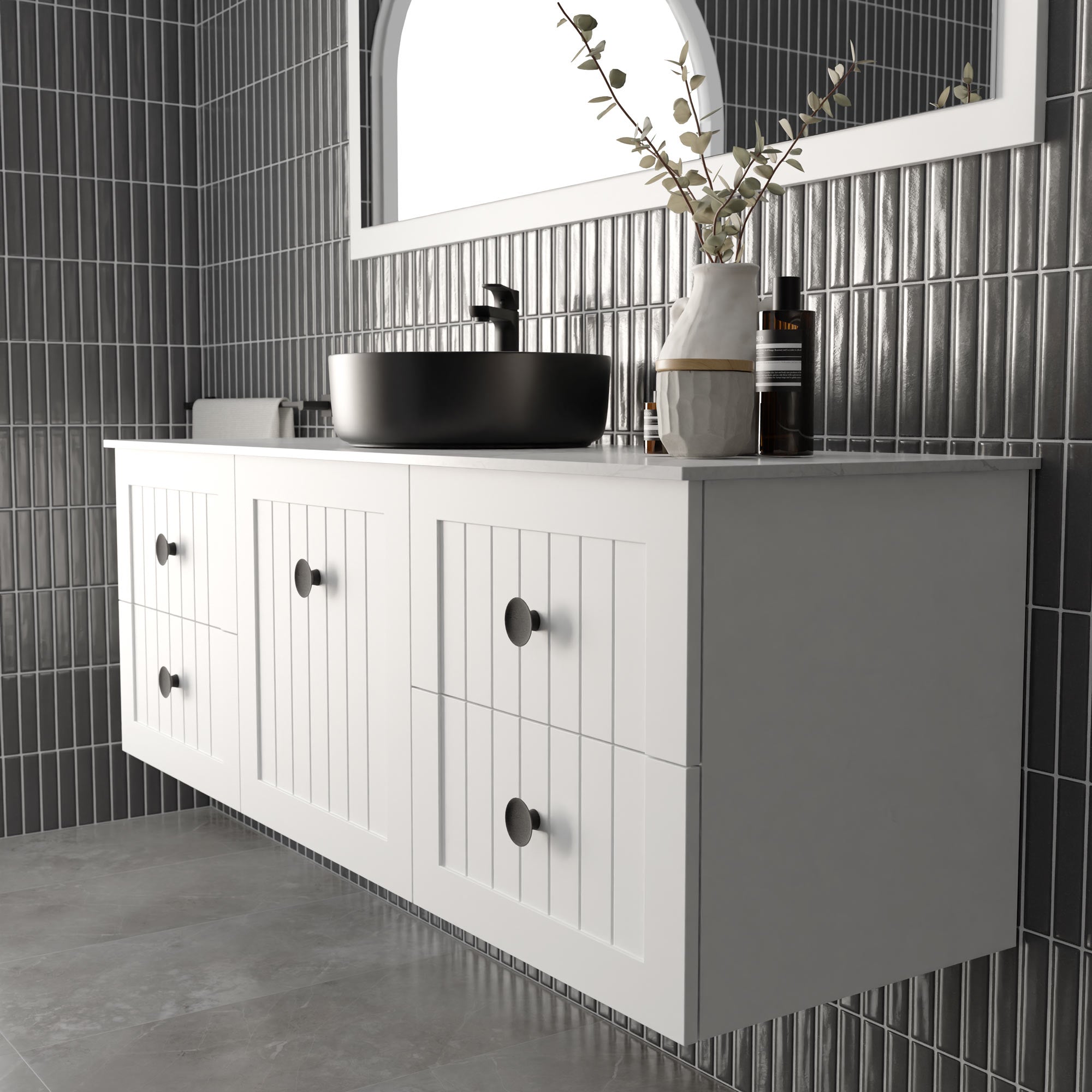 Chateau Vanity with Under-Counter Basin