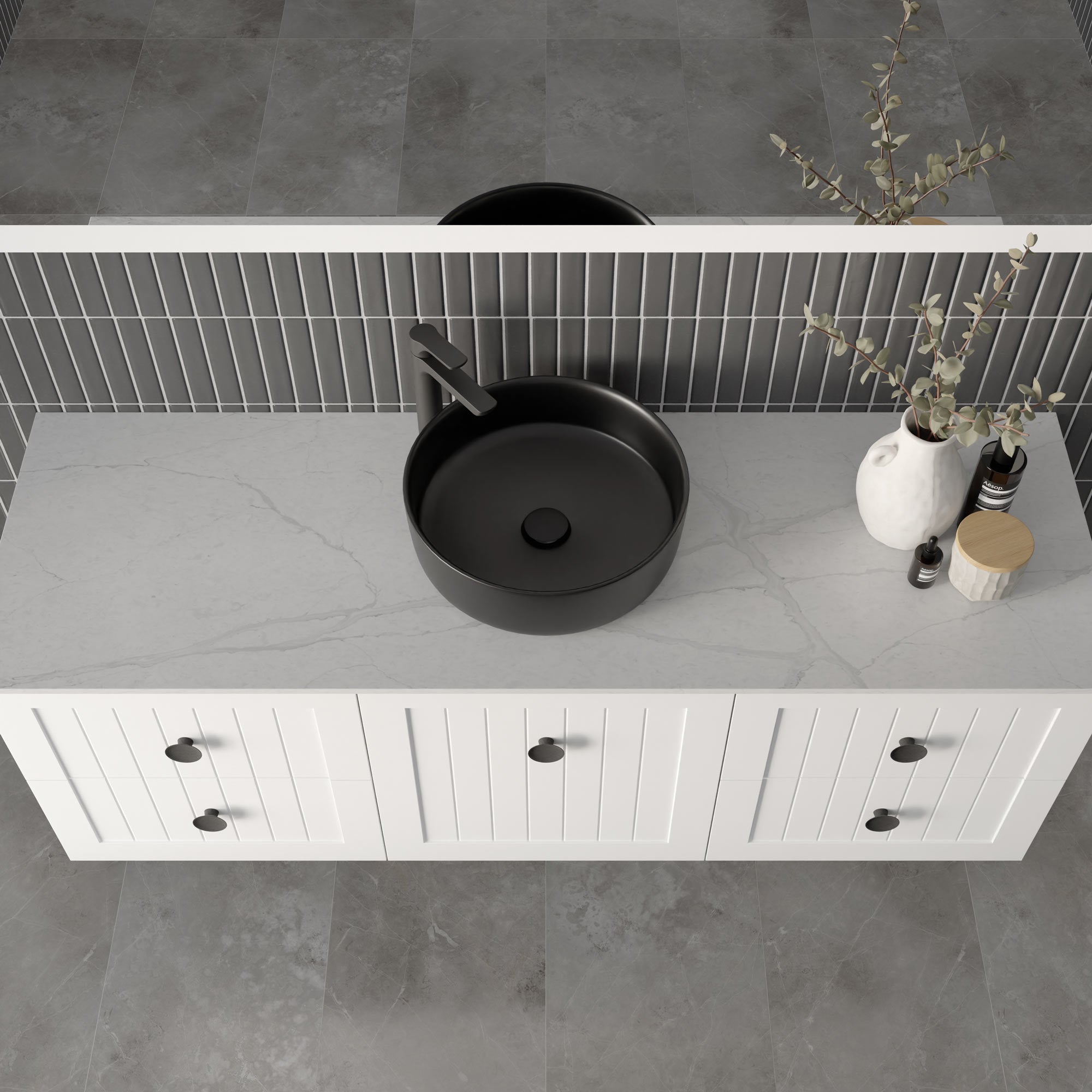 Chateau Vanity with Above-Counter Basin