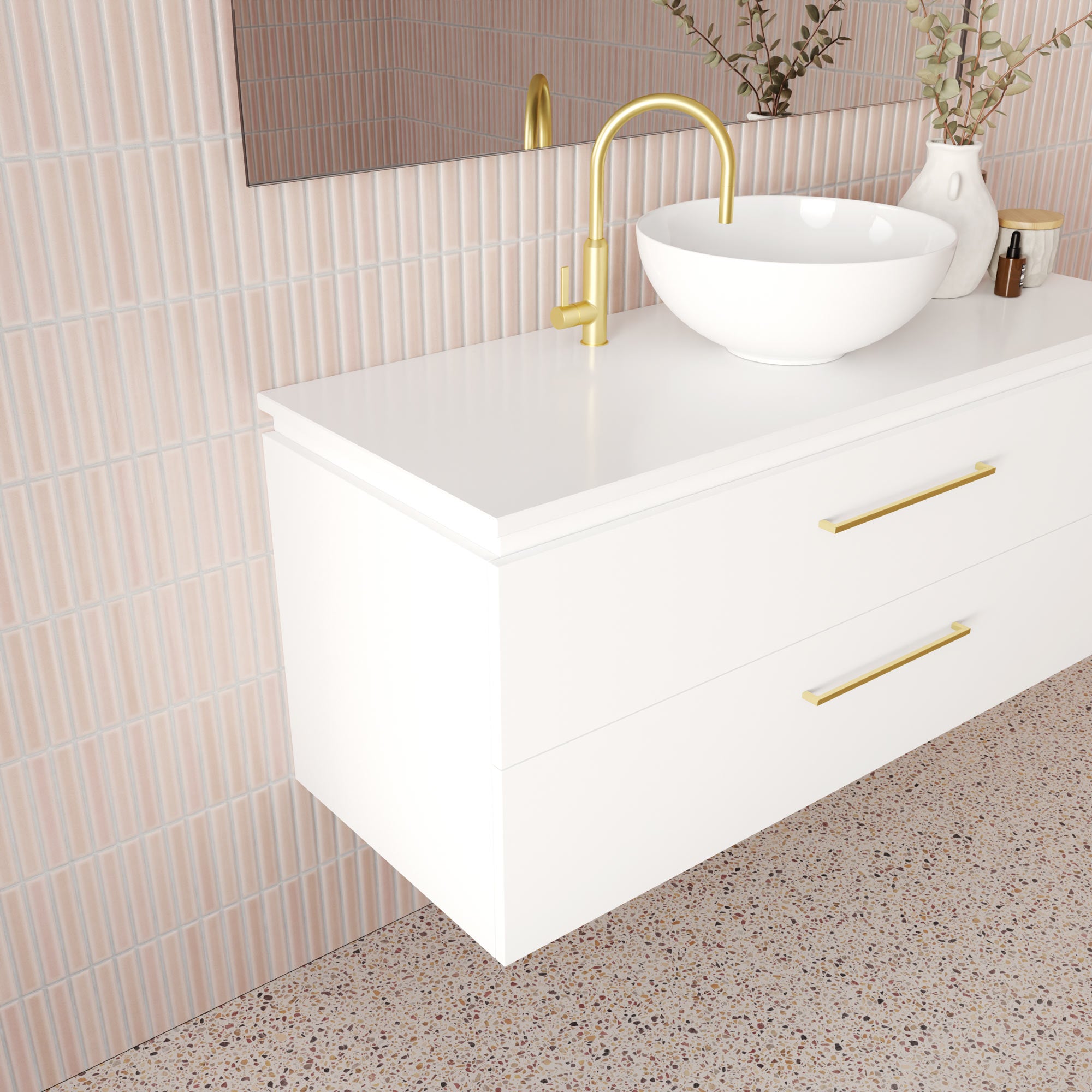 Riviera Vanity with Above-Counter Basin