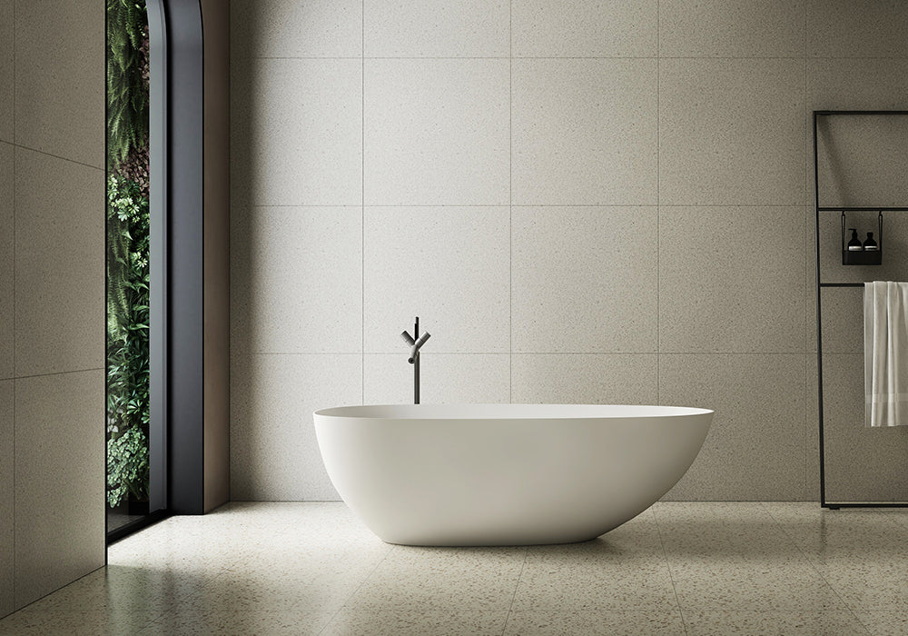 Ex-Display Resort Freestanding Acrylic Bath 1700mm Gloss White