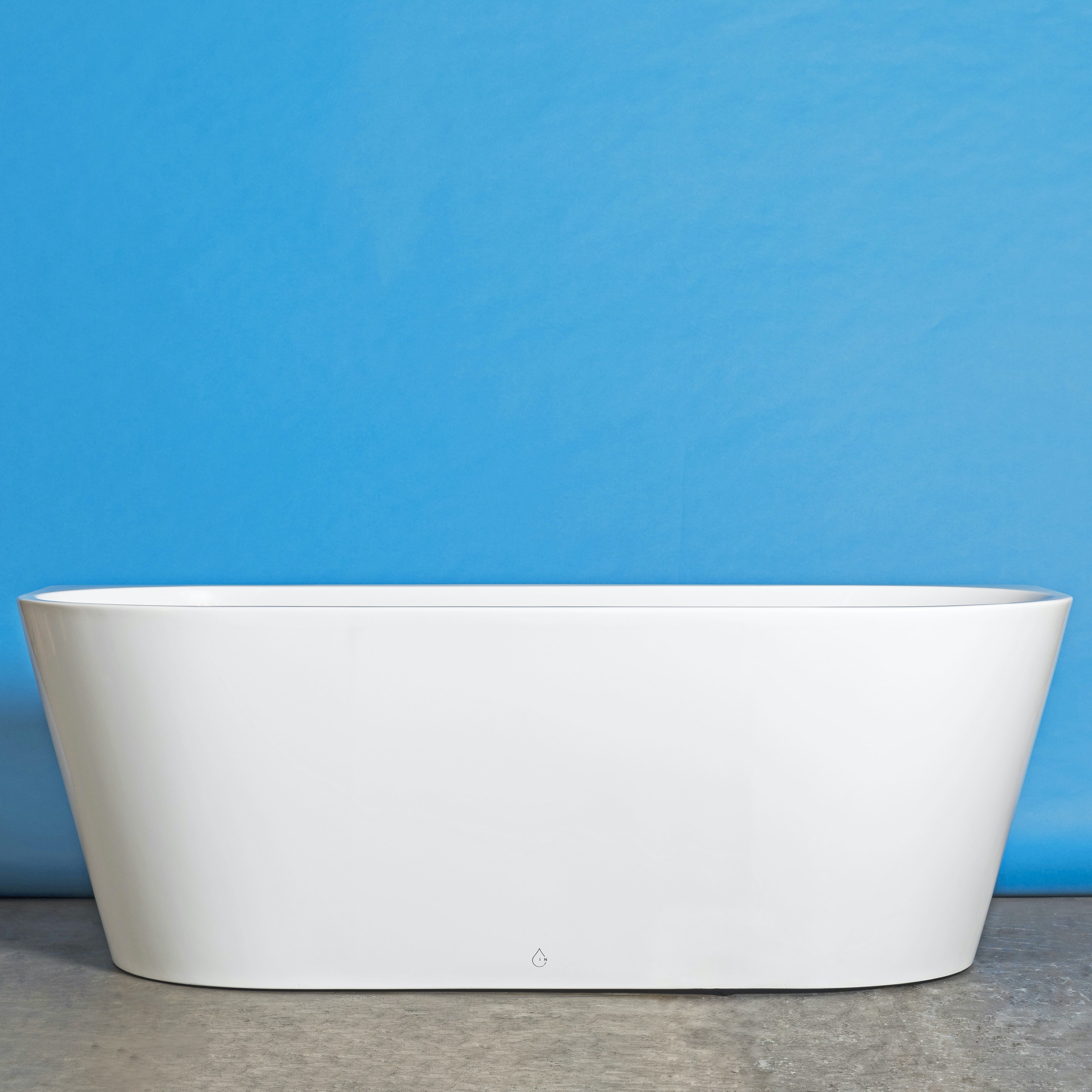 Tranquil Flush Wall-Faced Acrylic Bath 1500mm Ex-Display