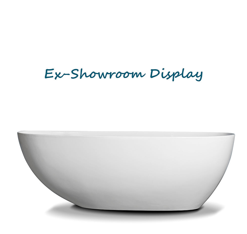 EX-DISPLAY Resort Freestanding Acrylic Bath 1700 Matte White