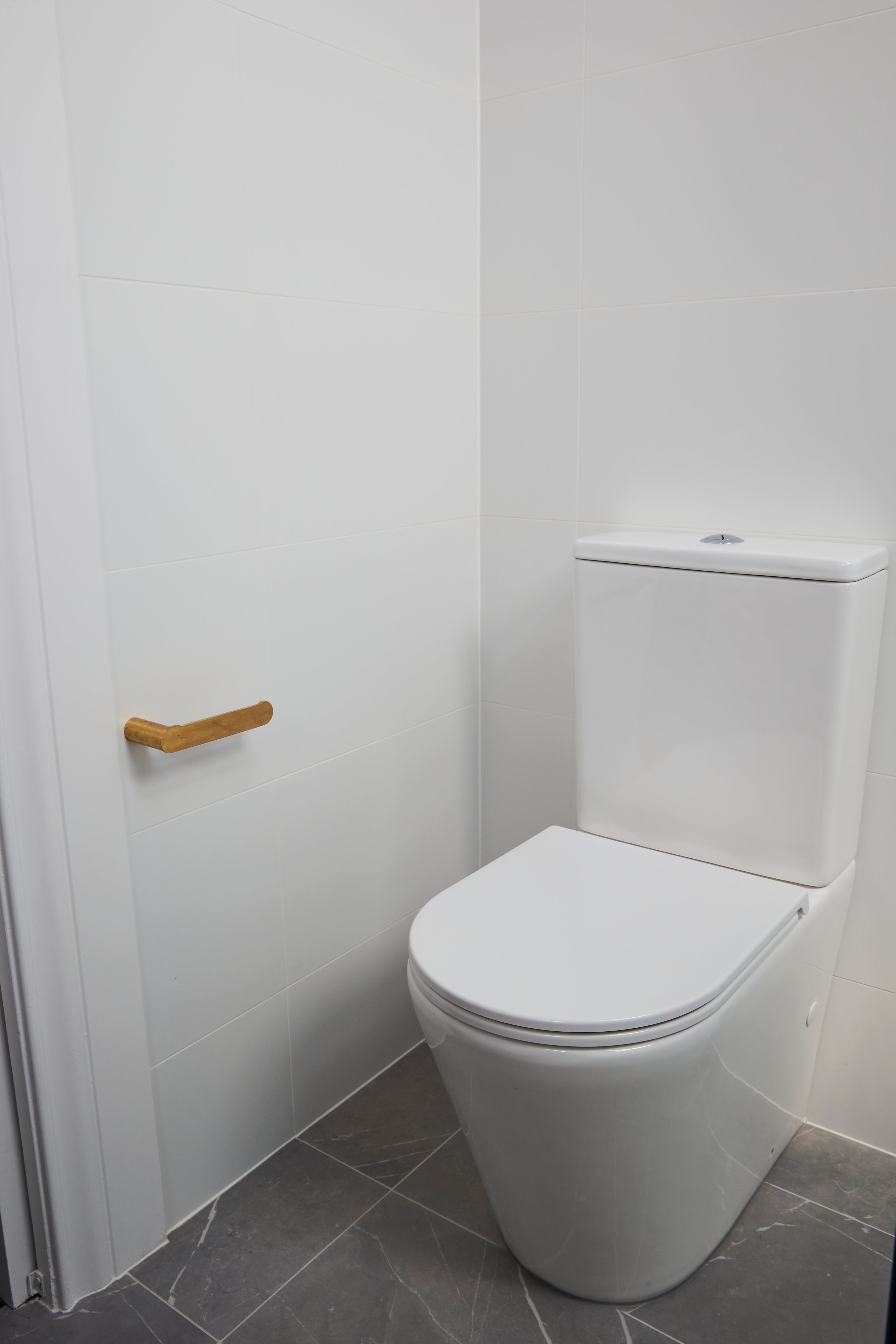 Flinders Toilet Roll Holder in Raw Brass