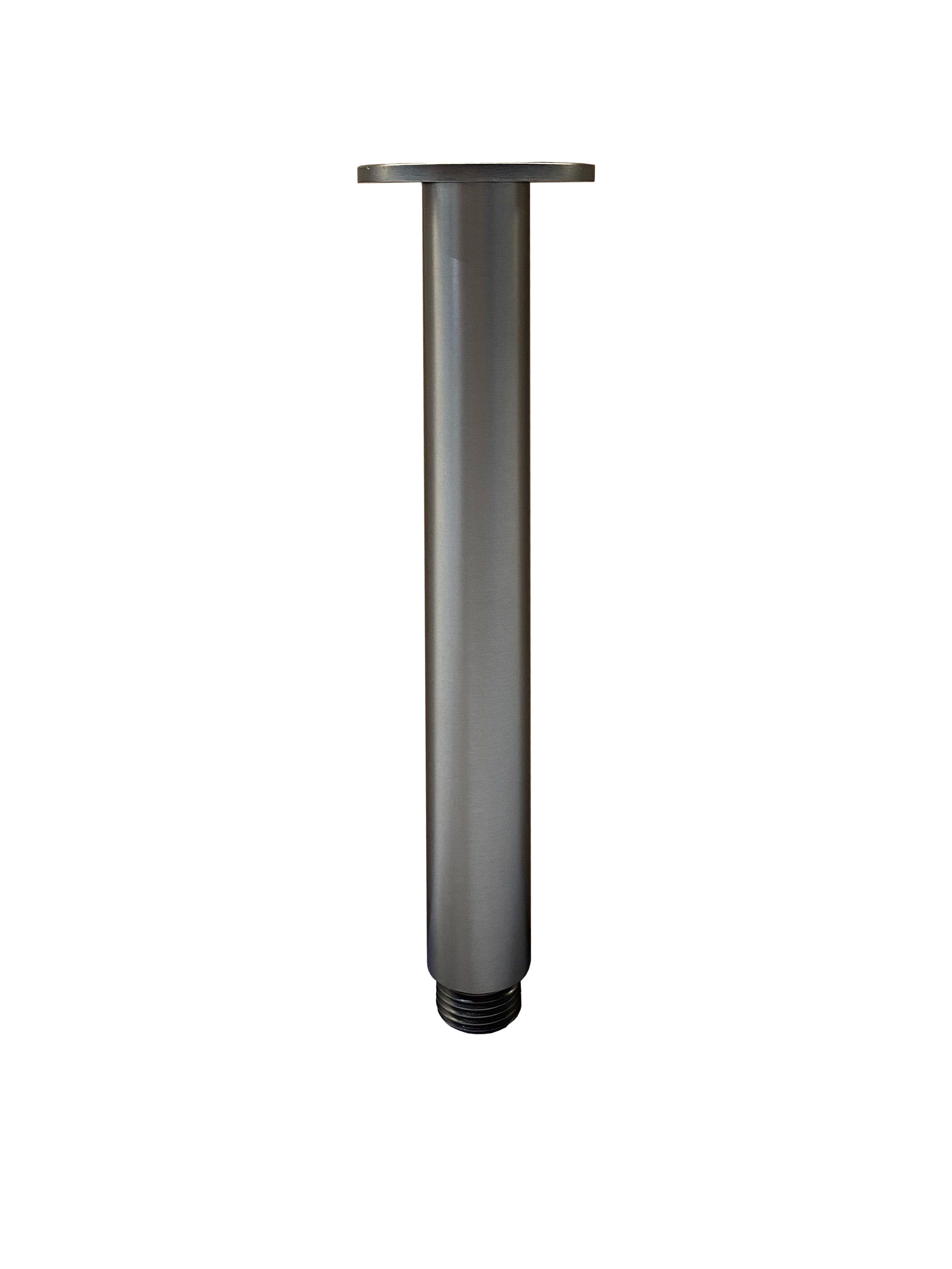 Daintree Ceiling Mounted Shower Arm Round 200mm in Brushed Gunmetal