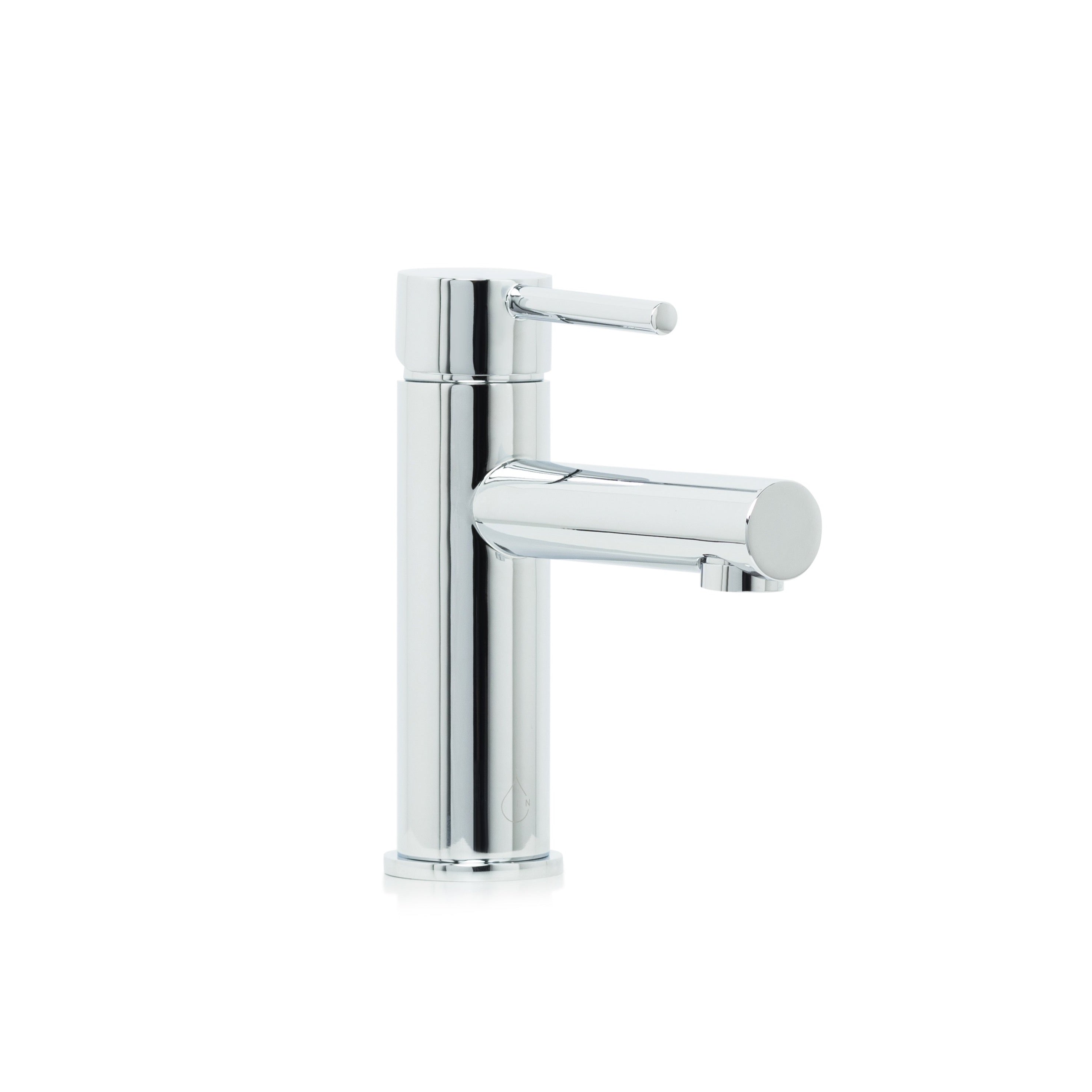 Bronte Pin Lever Basin Mixer with Straight Spout in Chrome